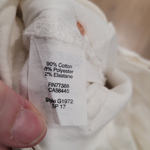 J. Crew 8” Mid Rise Skinny Jeans in White Size 28 - Picture 5 of 7